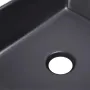 Комплект Qtap Tern: Раковина накладна прамокутна 475х370х140 мм Matt Black + Донний клапан PU03 — Photo 10