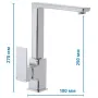 Змішувач для кухні MIXXUS PREMIUM KVADRO 017 (MI5804) — Photo 11