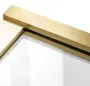 Шторка для ванни REA ELEGANT 70 BRUSHED GOLD постійна — Photo 12