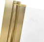 Шторка для ванни REA AGAT-2 80 BRUSHED GOLD складана — Photo 10