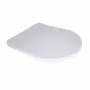 Сидіння для унітаза підлогового (Grand) 560×363×30 мм, White, з мікроліфтом, Slim Duroplast, Quick Release QT26228301W3 Qtap — Photo 5