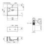 Раковина Qtap Nando B 400х420х155 White з донним клапаном QT12117040BW — Photo 9