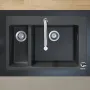 Кухонна мийка кам'яна HANSGROHE 43315170, чорний — Photo 7