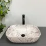 Умивальник (раковина) VBI RAVENNA STONE MATT накладний — Photo 9