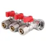 Колектор з кульовими кранами і фитингом Koer KR.1125-3 3/4"x3 ways (KR2836) — Photo 2
