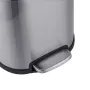Відро для сміття з плавним закриттям овальне Mixxus Premium Topper-TC0205 SS Color 5л колір нержавійка (MI7059) — Photo 18