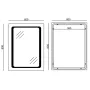 Дзеркало Mixxus TWEE MR09-80x60-Reverse з Led Touch, Anti-fog, димером, регулятором яскравості (MI6660) — Photo 15