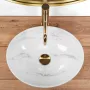 Умивальник (раковина) REA SOFIA NATURE MARBLE накладний мармур — Photo 8