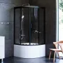 Душовий куточок 90х90 см, без піддону AM.PM W90UG-401A090BT Gem — Photo 8