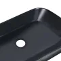 Комплект Qtap Scorpio: Раковина накладна прамокутна 550х390х120 мм Matt Black + Донний клапан PU03 — Photo 10