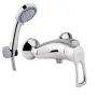 Змішувач для душу Qtap Hansberg (з душовим гарнітуром) QTHANCRM010 Chrome — Photo 4