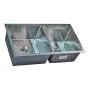 Мийка Zerix ZH7843DS-215 (3.0/1.0) Satin з диспенсером та сушаркою для посуду (ZM5570) — Photo 7