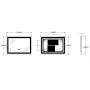 Дзеркало ZERIX SANSA MR01-70x50-REVERSE з LED Touch, Anti-fog, димером, рег. яскравості (ZX6050) — Photo 7