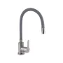 Змішувач для кухні Brinex Pure 015F3 з гнучким виливом   Nickel/Grey BRIPUR015F3NKG — Photo 4