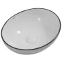 Раковина накладна MIXXUS PREMIUM ELLIPSE-0108 EDGE BLACK 400х330х145mm (MP6527) — Photo 7