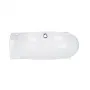 Раковина Qtap Leo 430x290x140 White з донним клапаном QT11115011LW — Photo 10