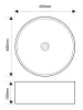 Раковина накладна MIXXUS PREMIUM TOPPER-0103 400х400х150mm (MP6529) — Photo 10