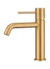 IMEX MONZA BRUSHED GOLD Змішувач для умивальника, PVD матове золото — Photo 4