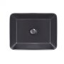 Раковина-чаша Qtap Tern 475х370х140 Matt black з донним клапаном QT172074MBMB — Photo 7