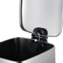Відро для сміття з плавним закриттям квадратне ZERIX KUBIX-TC0108 SS COLOR 8л (колір нержавійка) (ZX5891) — Photo 9