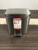 Відро для сміття з плавним закриттям прямокутне Koer TC-010306-02 6 л колір нержавійка (KR5600) — Photo 21