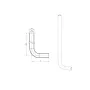 Трубка Г-подібна для приєднання радіатора Koer KA.D16-500 - 16(2.2mm) x 15-500mm (KR4904) — Photo 5
