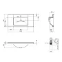 Раковина Qtap Albatross Q 1000х480х230 White з донним клапаном QT01115100QW — Photo 8