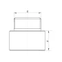 Подовжувач 1/2" 80мм (хром) Koer KF.E06-80.CHR (KF0101) — Photo 5