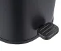 Відро для сміття з плавним закриттям овальне ZERIX PRIME-TC0105 BLACK 5 л (колір чорний) (ZX5902) — Photo 17
