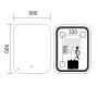 Дзеркало Mixxus Premium DIVERSE MR15-80x60-Reverse з Led Touch, Anti-fog, димером (3-6,5kK) (MP6638) — Photo 15