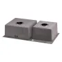 Кухонне миття з двома чашами Qtap S7843BL 2.7/1.0 мм Black (QTS7843BRPVD10) — Photo 11