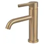 Змішувач для умивальника ZERIX REX-001-B BRUSHED GOLD з нерж. сталі (Колір матове золото) (ZX6116) — Photo 7