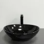 Умивальник (раковина) VBI PARMA BLACK MARMO GLOSSY накладний — Photo 5