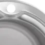 Мийка кухонна ZERIX Z510-08-180E (satin) (ZX1586) — Photo 6