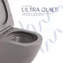 Унітаз підвісний Qtap Robin Ultra Quiet 520×365×340 мм, Stone grey, з сидінням Slim Duroplast / Soft-close / Quick Release QTROB26SG48996 — Photo 13