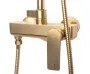 Душовий гарнітур REA AVALON BRUSHED GOLD матове золото з виливом — Photo 13