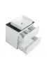 Тумба SANWEST GROUP VELMA  60 біла +стільниця графіт+чаша Грейс — Photo 4