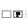 Дзеркало ZERIX MIRRA MR05-90x70-REVERSE з LED Touch, Anti-fog, димером, рег. яскравості (ZX6059) — Photo 9