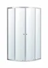 OZALA CC душевая кабина 90*90*190см, полукруглая, раздвижная, профиль хром, стекло прозрачное — Photo 2