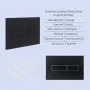 Готове рішення Qtap для ванної кімнати: підвісний унітаз Taurus Ultra Quiet 515x360x350 + комплект інсталяції Standard (лінійна клавіша Black) — Photo 11