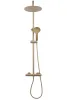 Душовий гарнітур REA VINCENT BRUSHED GOLD матове золото з термостатом — Photo 12