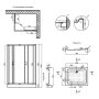 Душова кабіна Lidz Wawel SC100x80.SAT.LOW.FR, скло Frost 5 мм — Photo 11