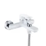 Змішувач для ванни Qtap Jay (з душовим гарнітуром) QTJAY259CRW45553 Chrome/White — Photo 2