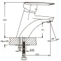Змішувач для умивальника Haiba Disk 001 (HB0050) — Photo 3