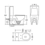 Унітаз-компакт Mixxus BEVEL-0404-T3 660х360х800mm, система змиву TORNADO 3.0 (MI6726) — Photo 18