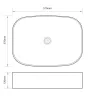 Раковина накладна Mixxus Premium BEVEL-0103 BLACK 510х370х120mm (MP6520) — Photo 9