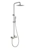 IMEX TOSCANA BRUSHED NICKEL Душова колона з виливом, нікель — Photo 2