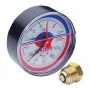 Термо-манометр аксіальний (KOER KM.802A) (0-10 bar), D 80мм, 1/4''-1/2'' (KR0224) — Photo 2