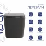 Унітаз підвісний Qtap Tern Ultra Quiet 520×345×325 мм, Anthracite, з сидінням Slim Duroplast / Soft-close / Quick Release QTTER26AN48999 — Photo 11