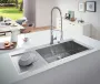 Мийка кухонна Grohe EX Sink K1000 (подвійне крило зліва) (31582SD0) — Photo 5